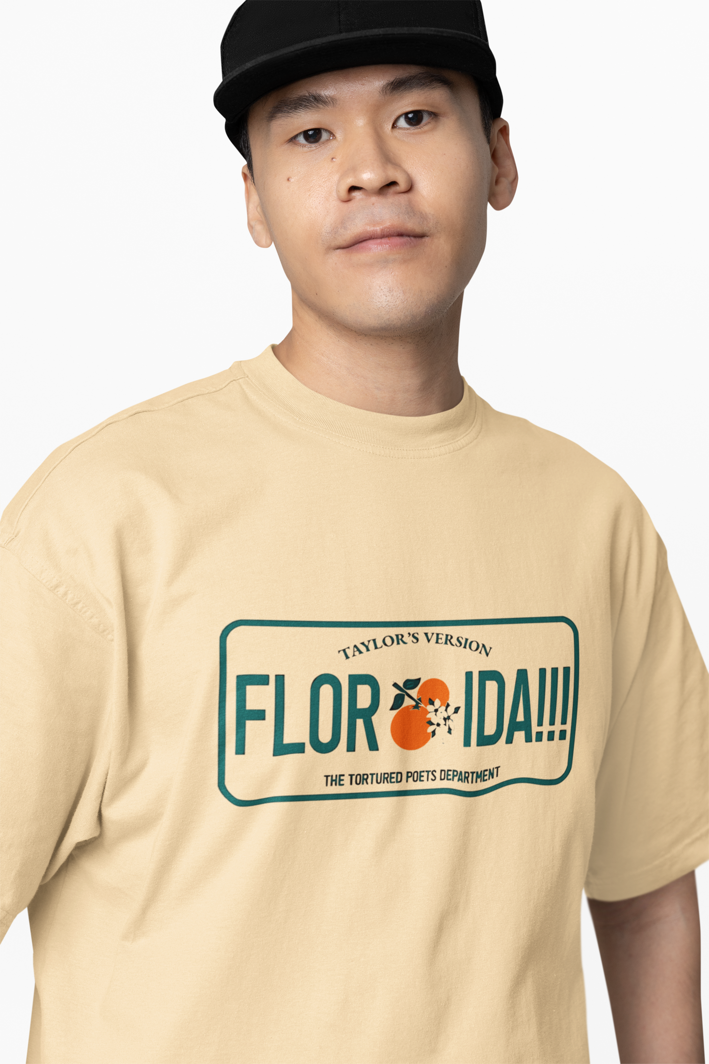 Florida Graphic Oversized T-Shirt Relaxed Fit Casual Wear