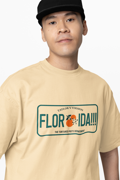 Florida Graphic Oversized T-Shirt Relaxed Fit Casual Wear