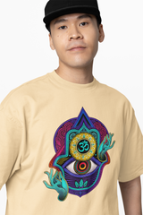 Mystical Hamsa Oversized T-Shirts