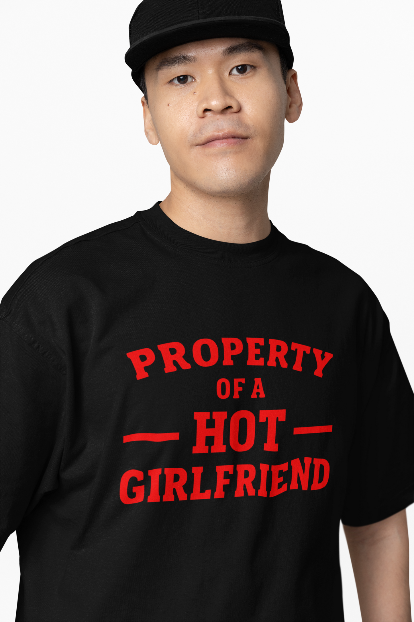 Boyfriend Sentence Oversized T-Shirt Graphic Streetwear