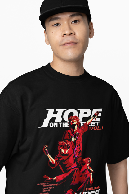 BTS J-Hope Oversized T-Shirt Iconic Streetwear for ARMY Fans