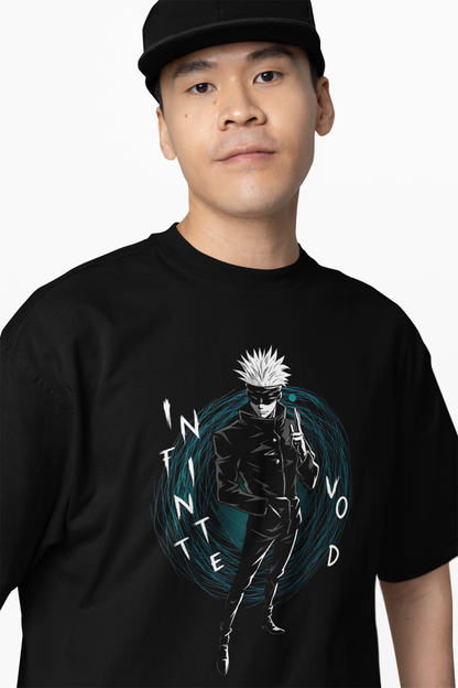 Unlimited Void Oversized T-Shirts for Anime Streetwear Styles