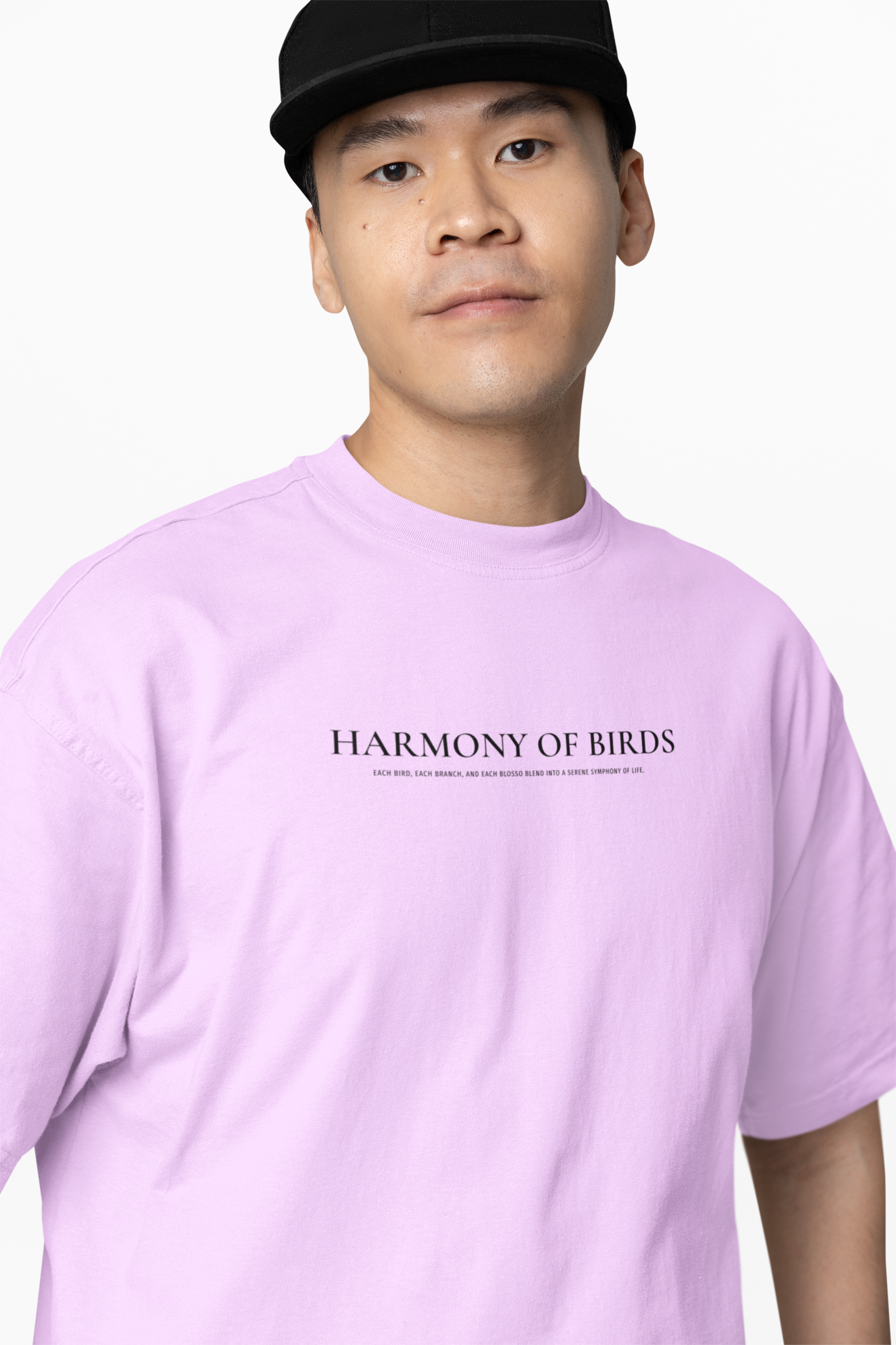 Harmony Of Bird Oversized T-Shirt