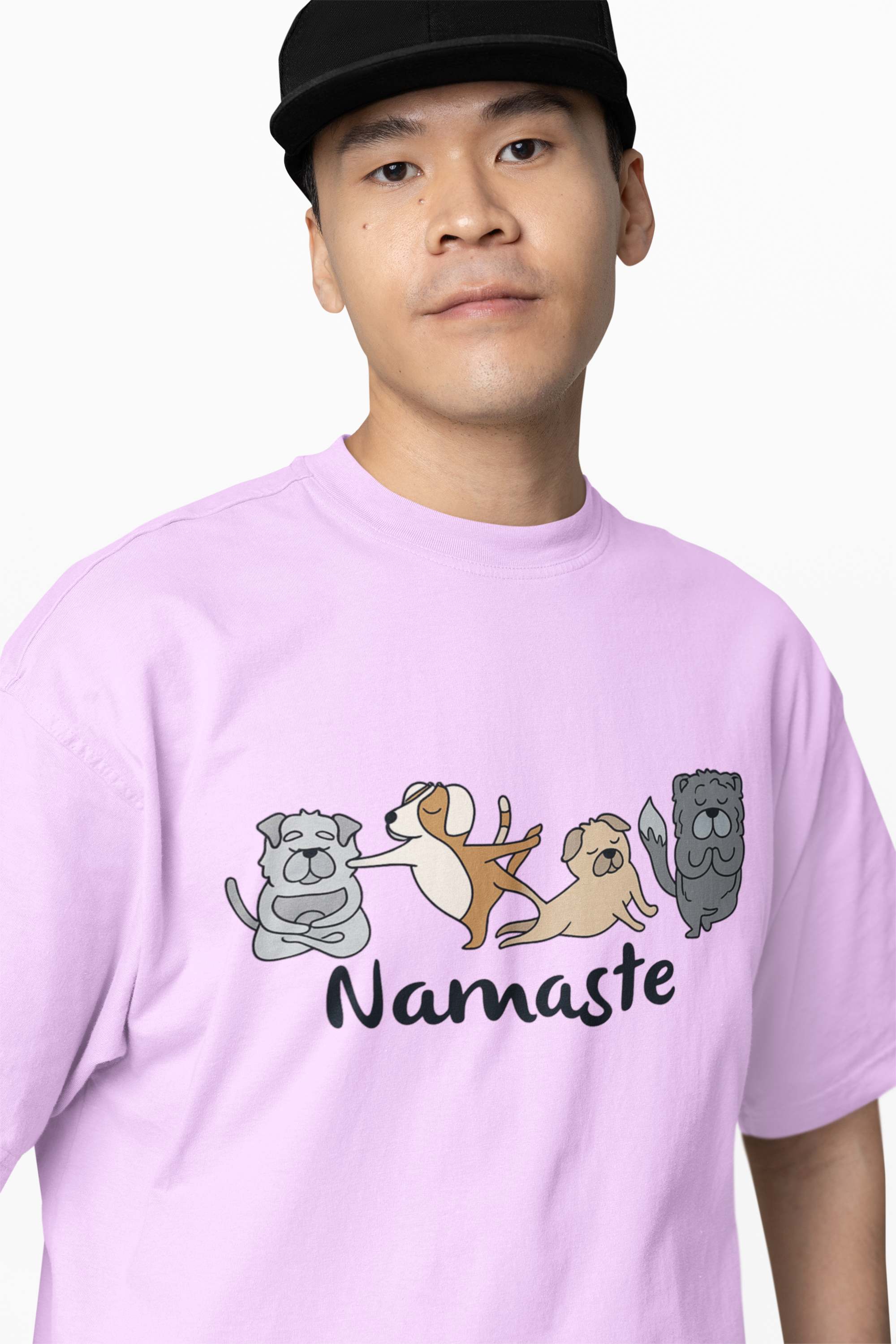 Animal Graphic Yoga Oversized T-Shirt