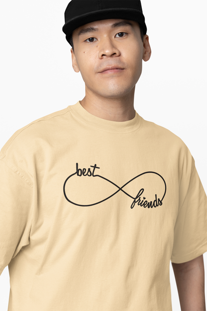Best Friends Oversized T-Shirt Matching Outfit for True Bond