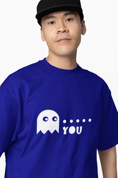 Ghost Graphic Oversized T-Shirts – Trendy Cartoon Style