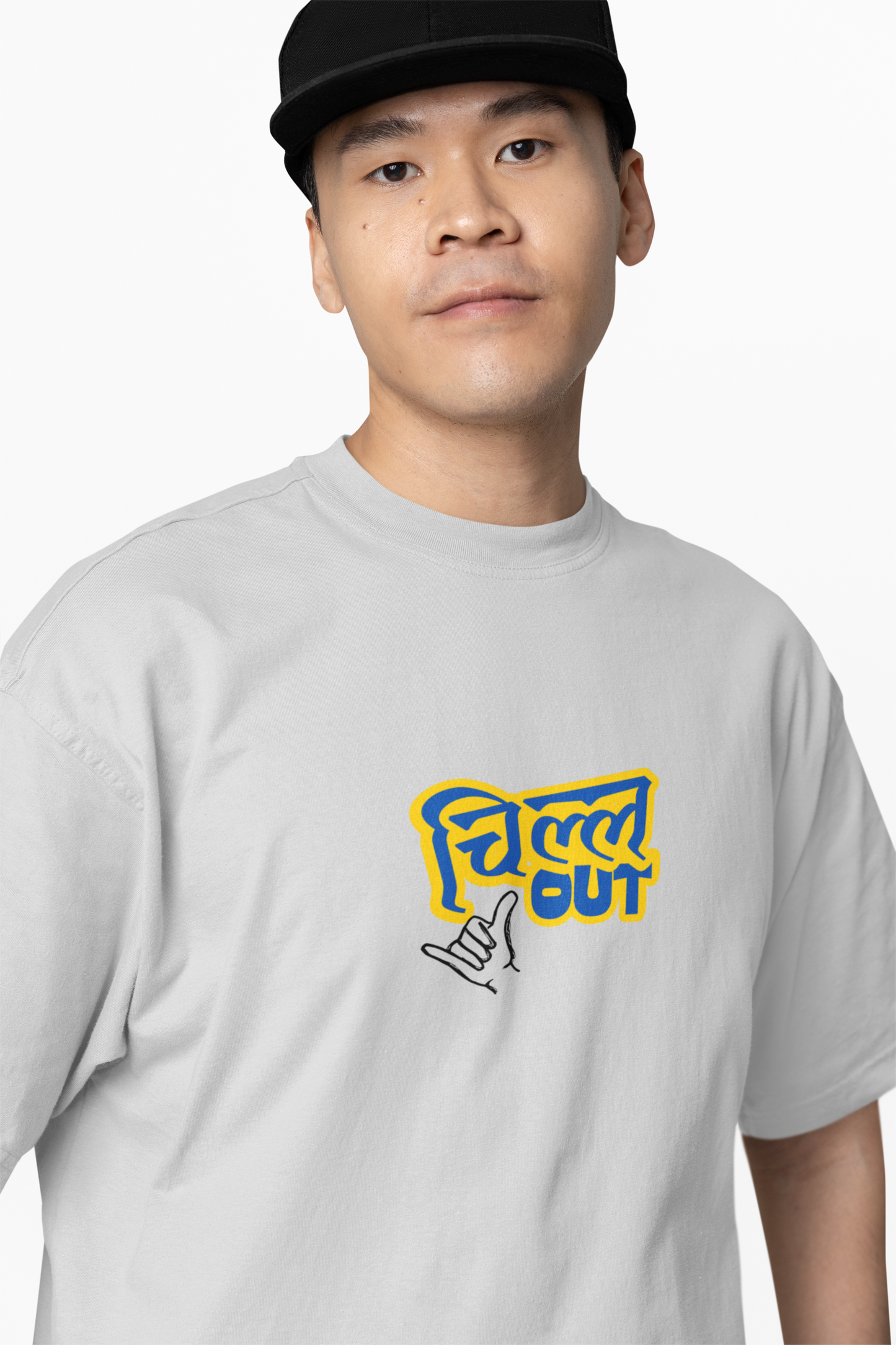 Chill Out Marathi Oversized T-Shirt