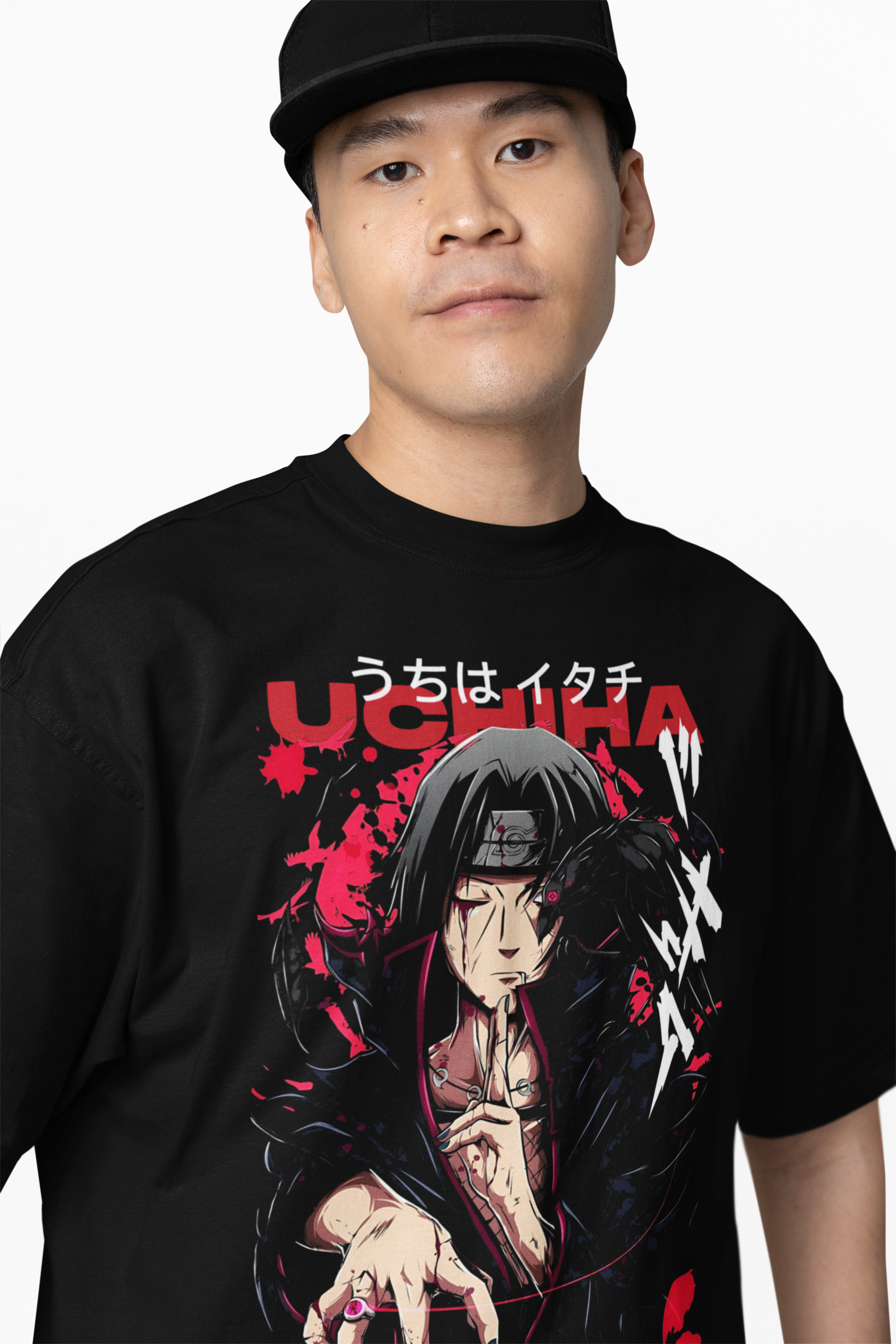 Uchiha Anime Oversized T-Shirt