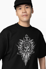 Om Mandala  Art Oversized T-Shirts