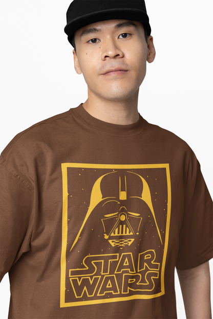 Vader Star Wars Text Oversized T-Shirts for Bold Fan Style