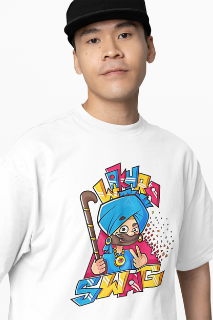Wakhra Swag Oversized T-Shirts Bold Punjabi Streetwear Style