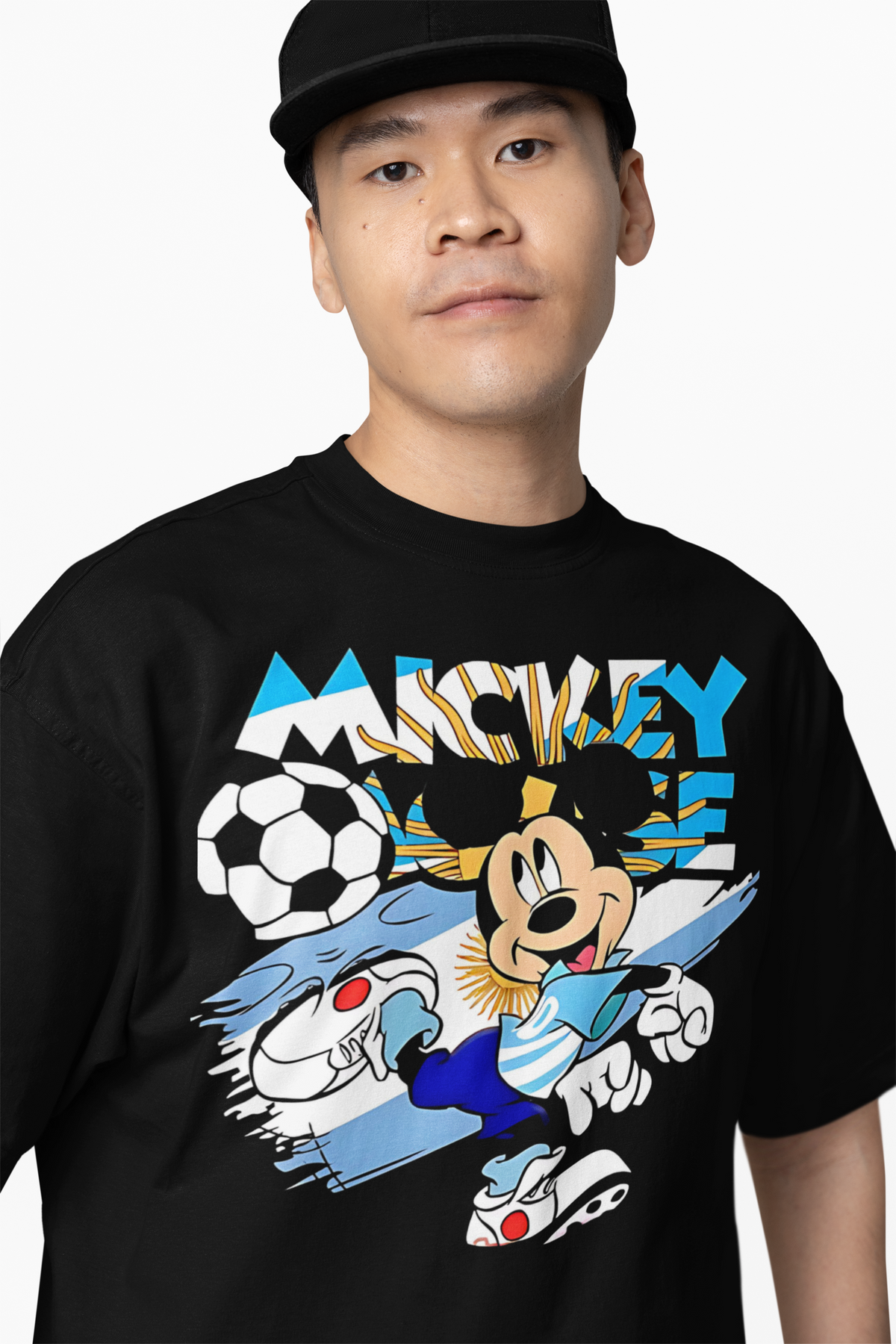 Mickey Soccer Oversized T-Shirts