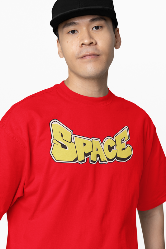 Space Garfield Oversized T-Shirts