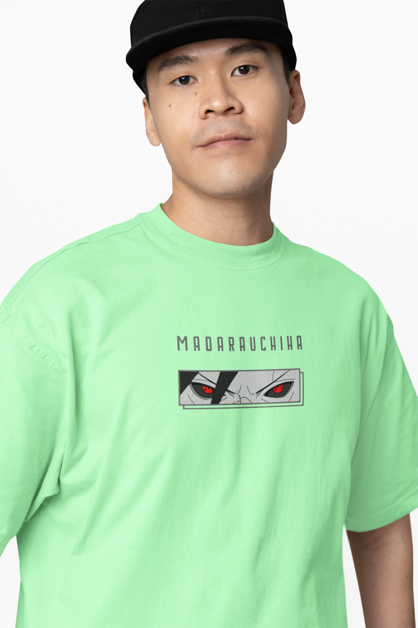 Oversized T-Shirt Red Eye Reckoning Bold Casual Wear Style