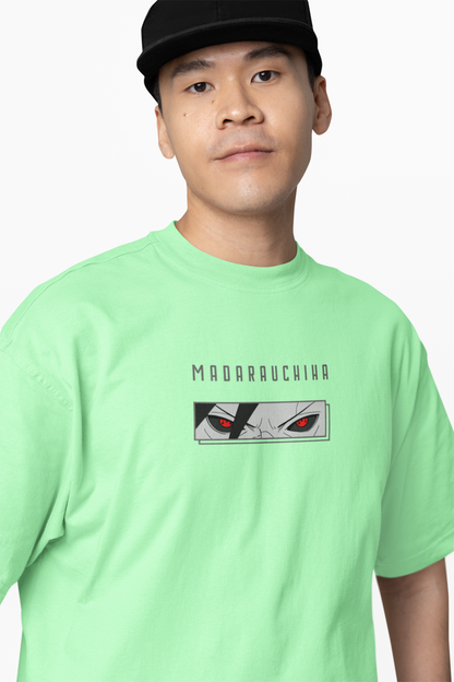 Oversized T-Shirt Red Eye Reckoning Bold Casual Wear Style