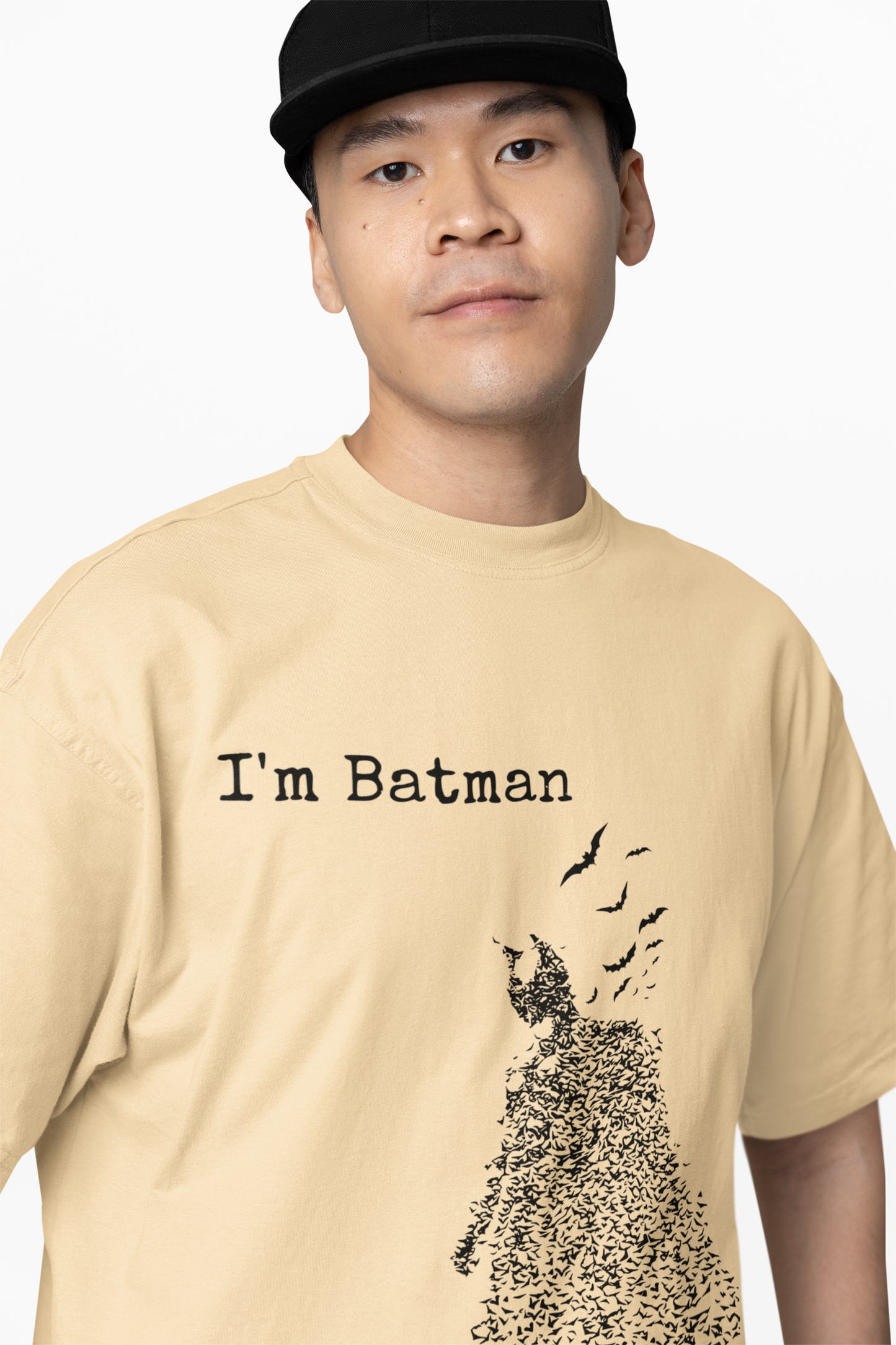 I'M Batman Oversized T-Shirt – Perfect for Superhero Fans