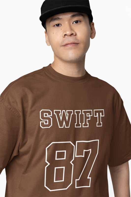 Taylor Swift's 87 Graphic Oversized T-Shirt
