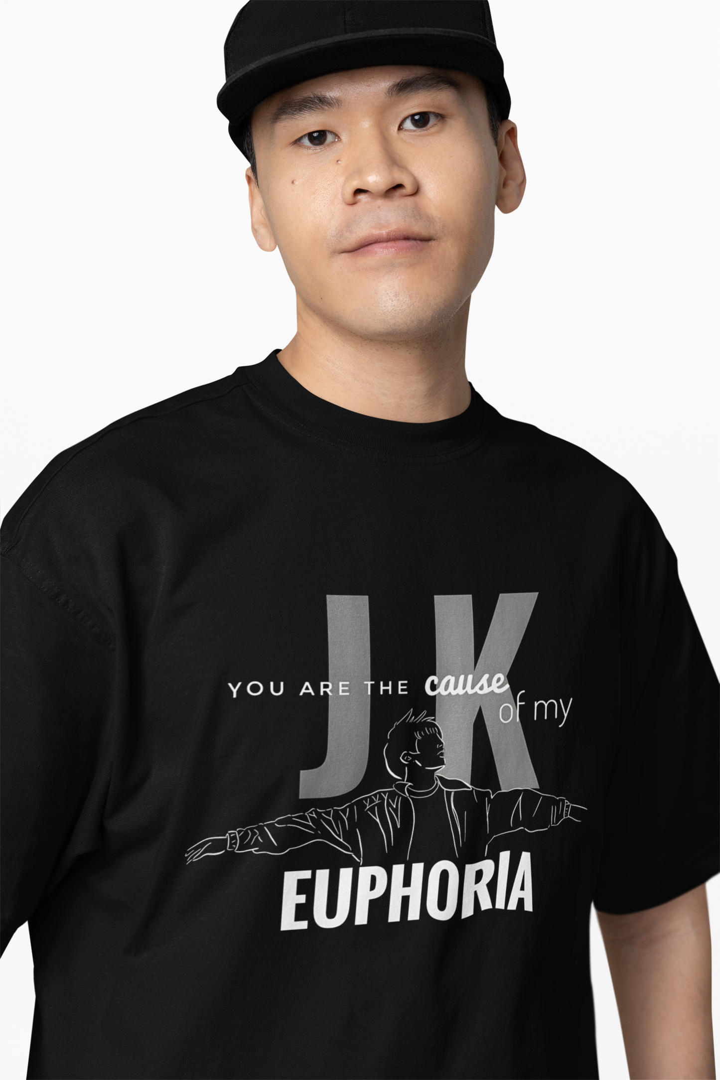 BTS JK EUPHORIA Oversized T-Shirt