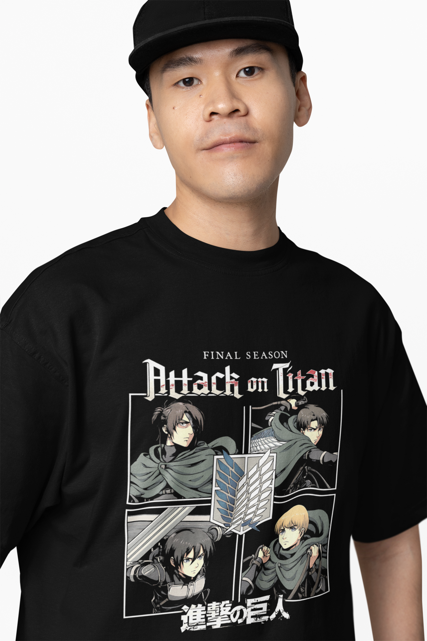 Titan Final Season Oversized T-Shirts Anime Inspired Streetwear