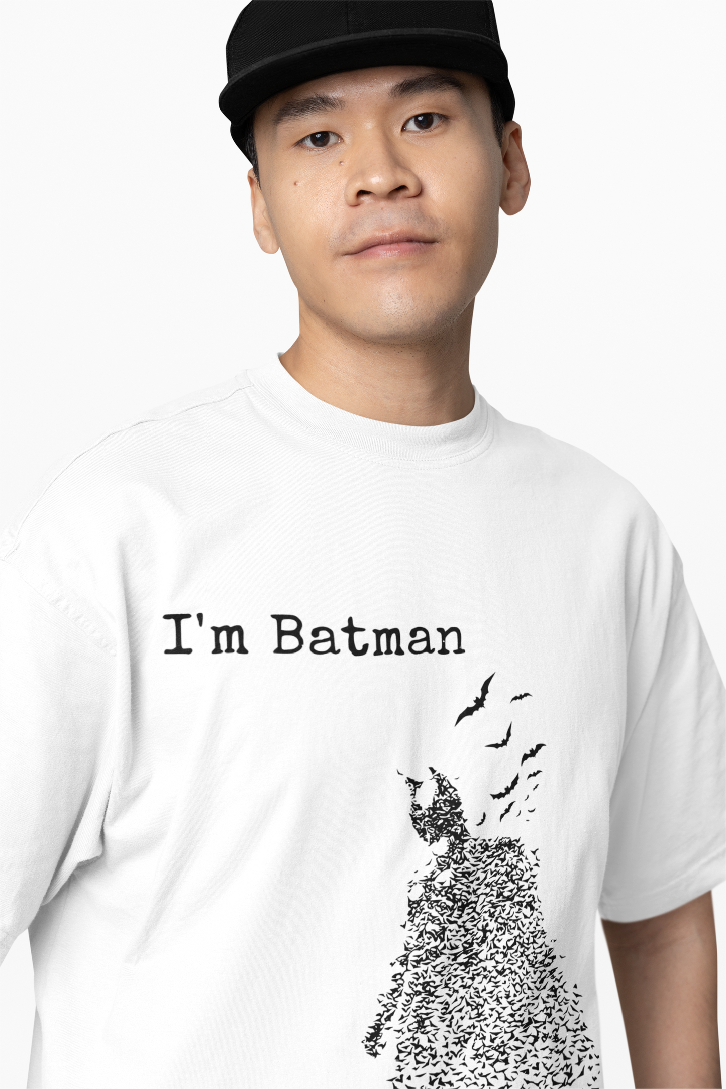 I'M Batman Oversized T-Shirt – Perfect for Superhero Fans