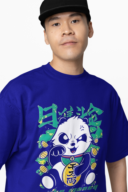 Cozy Panda Oversized T-Shirt Soft & Comfortable Streetwear