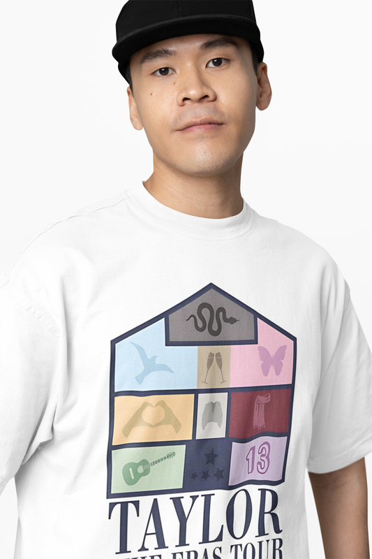 Taylor The Eras Tour Oversized T-Shirt Fan Streetwear Style