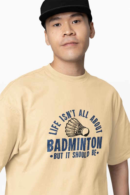 Badminton Life Oversized T-Shirt