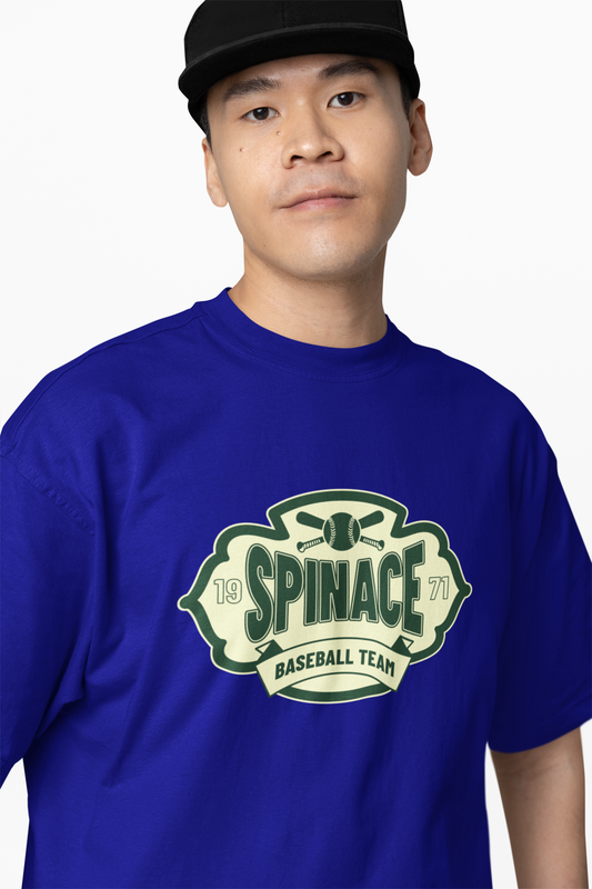 Baseball Spinace Oversized T-Shirt