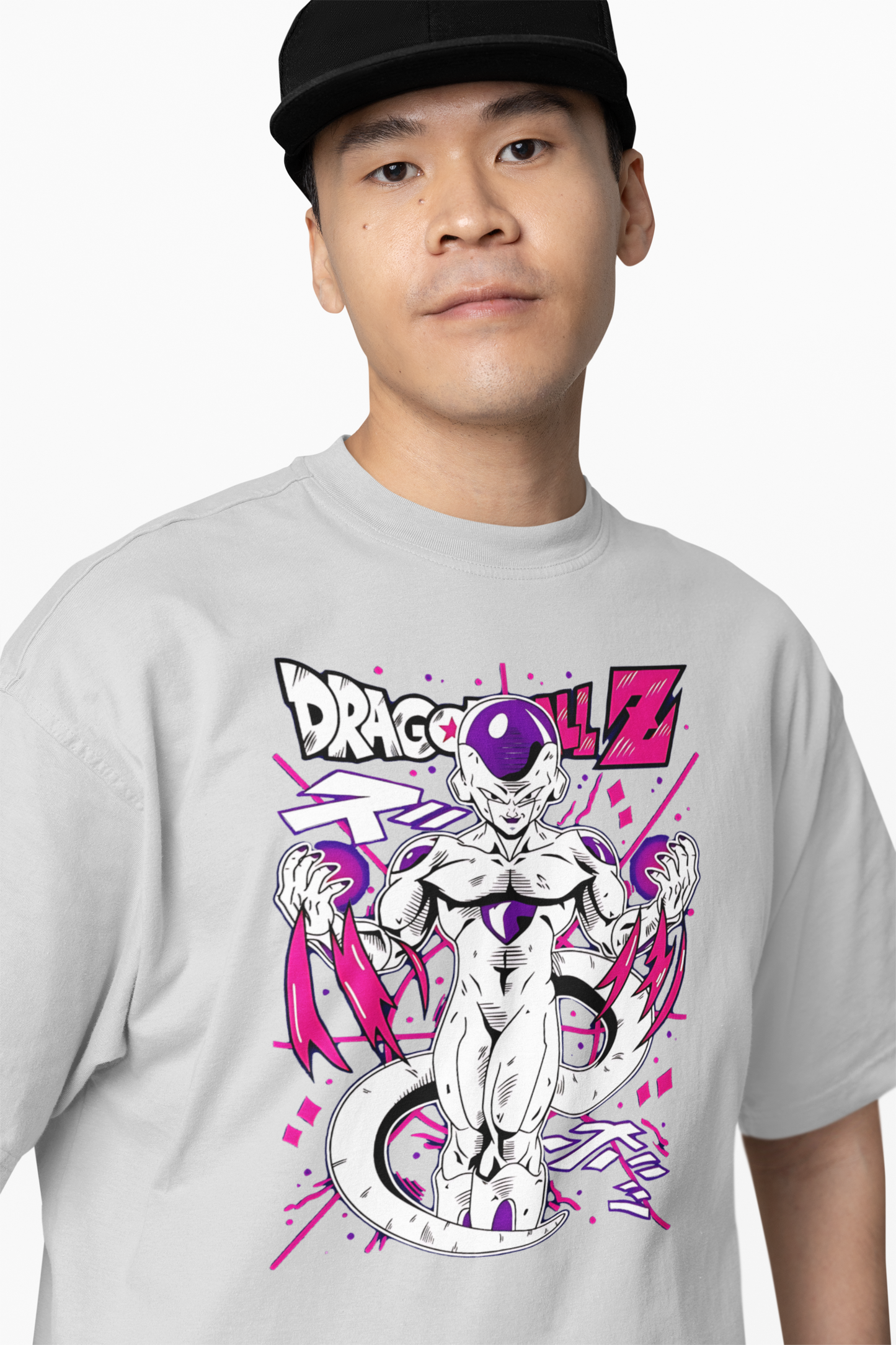 Frieza DragonBall Oversized T-Shirt Bold Anime Graphic Tee