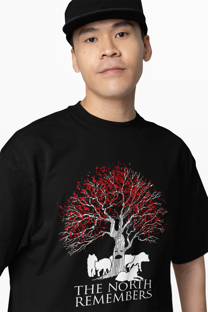 Tree Graphic Oversized T-Shirts Nature Streetwear Style
