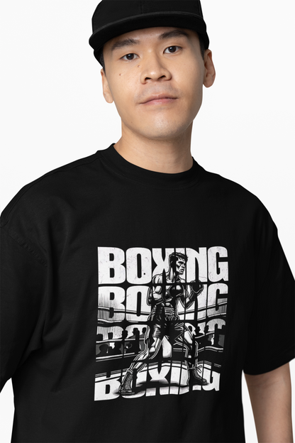 UFC Boxing Oversized T-Shirt for Fight Night Streetwear Style