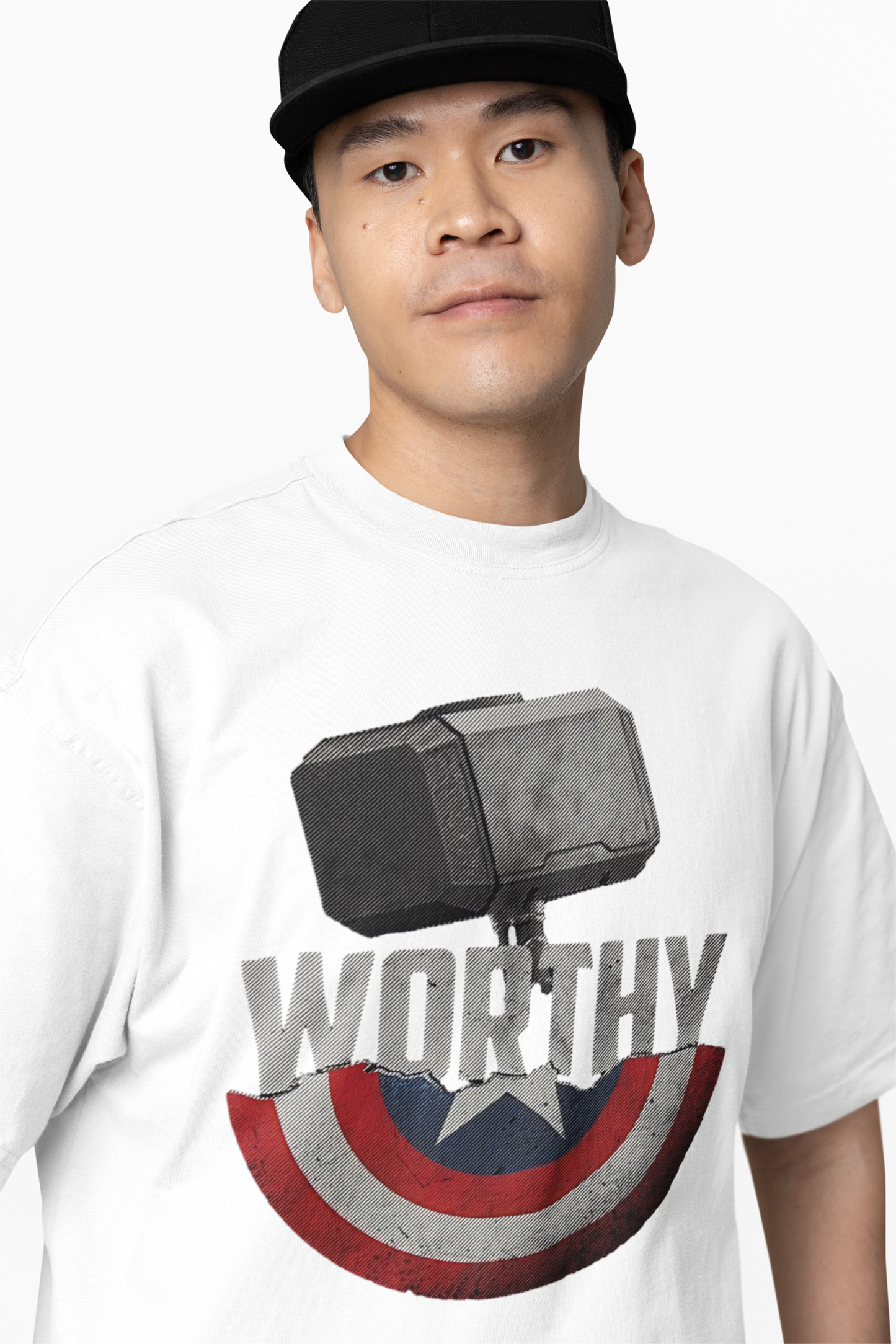 Worthy Shield Oversized T-Shirts