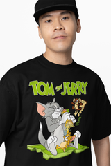 Tom Jerry Cartoon Oversized T-Shirts