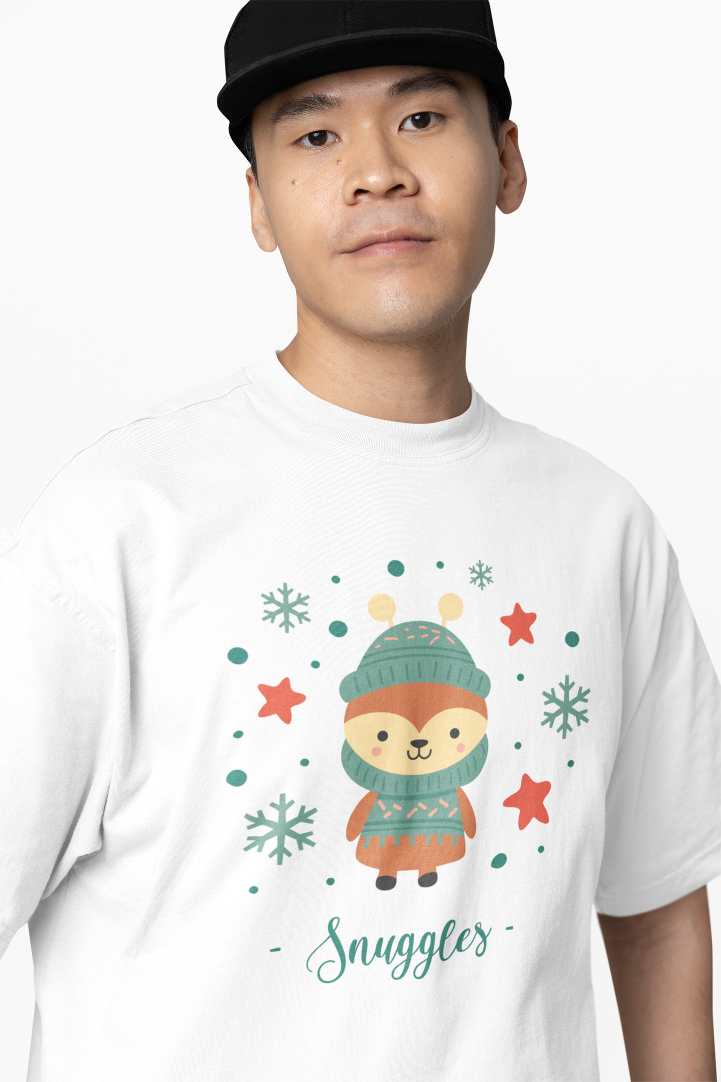 Snuggles Oversized T-Shirts for Cozy Cute Casual Wear Style