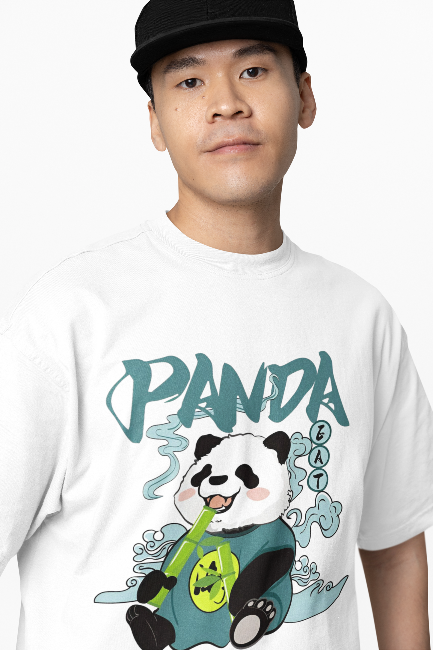Baby Panda Oversized T-Shirt Cute Streetwear Style