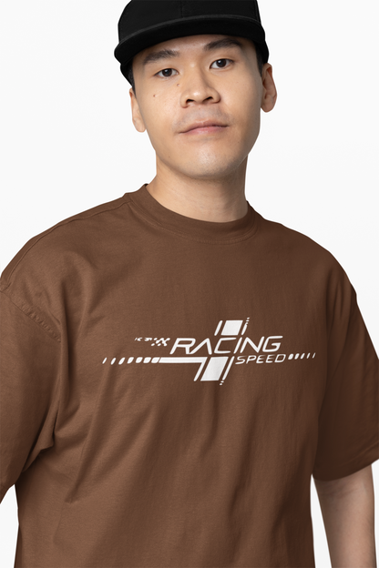 Oversized T-Shirts Racing Speed Motorsport Street Tee