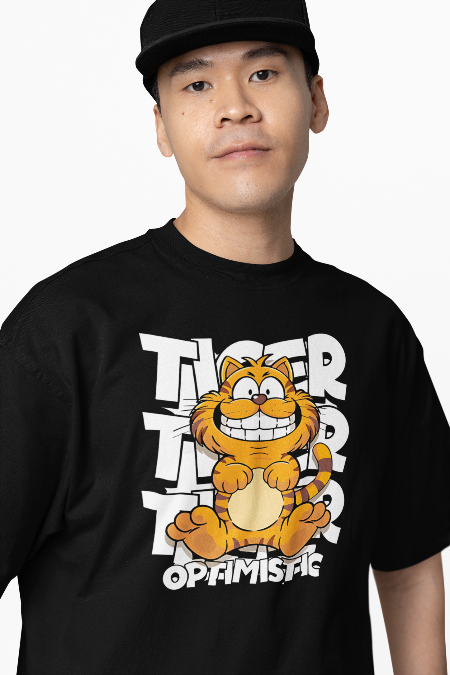 Garfield Tiger Oversized T-Shirts
