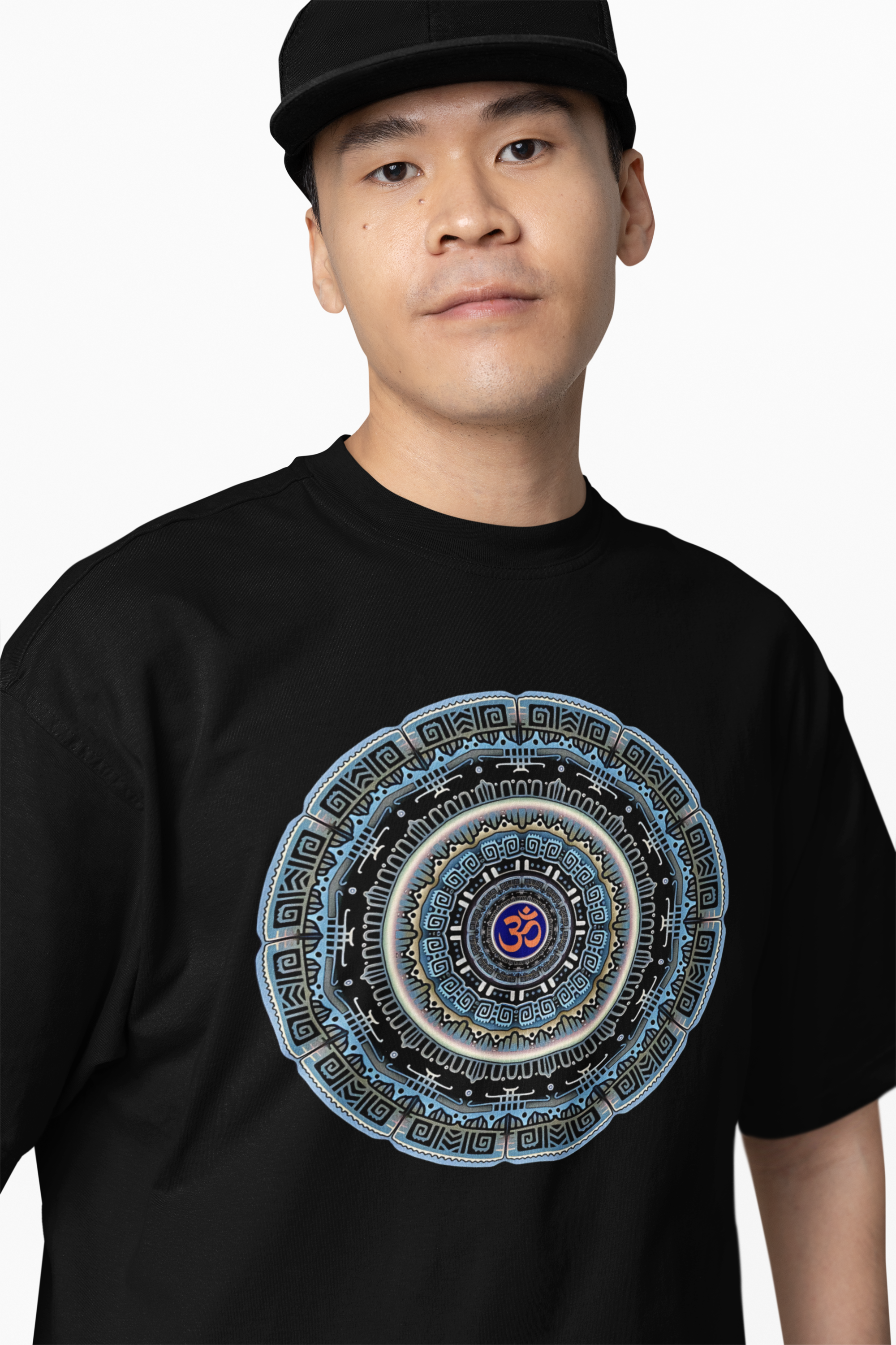 Aum Mandala  Art Oversized T-Shirts