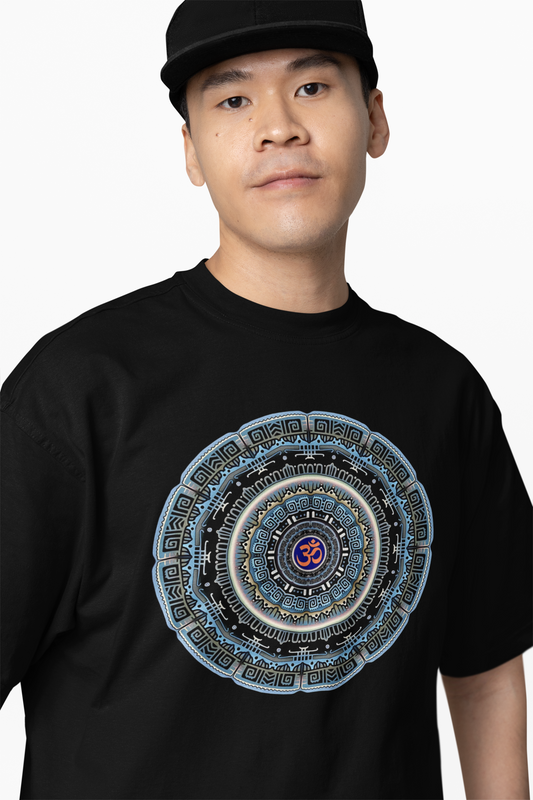 Aum Mandala  Art Oversized T-Shirts