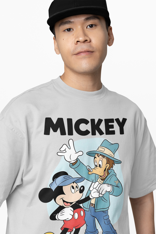 Mickey And Goofy Oversized T-Shirts