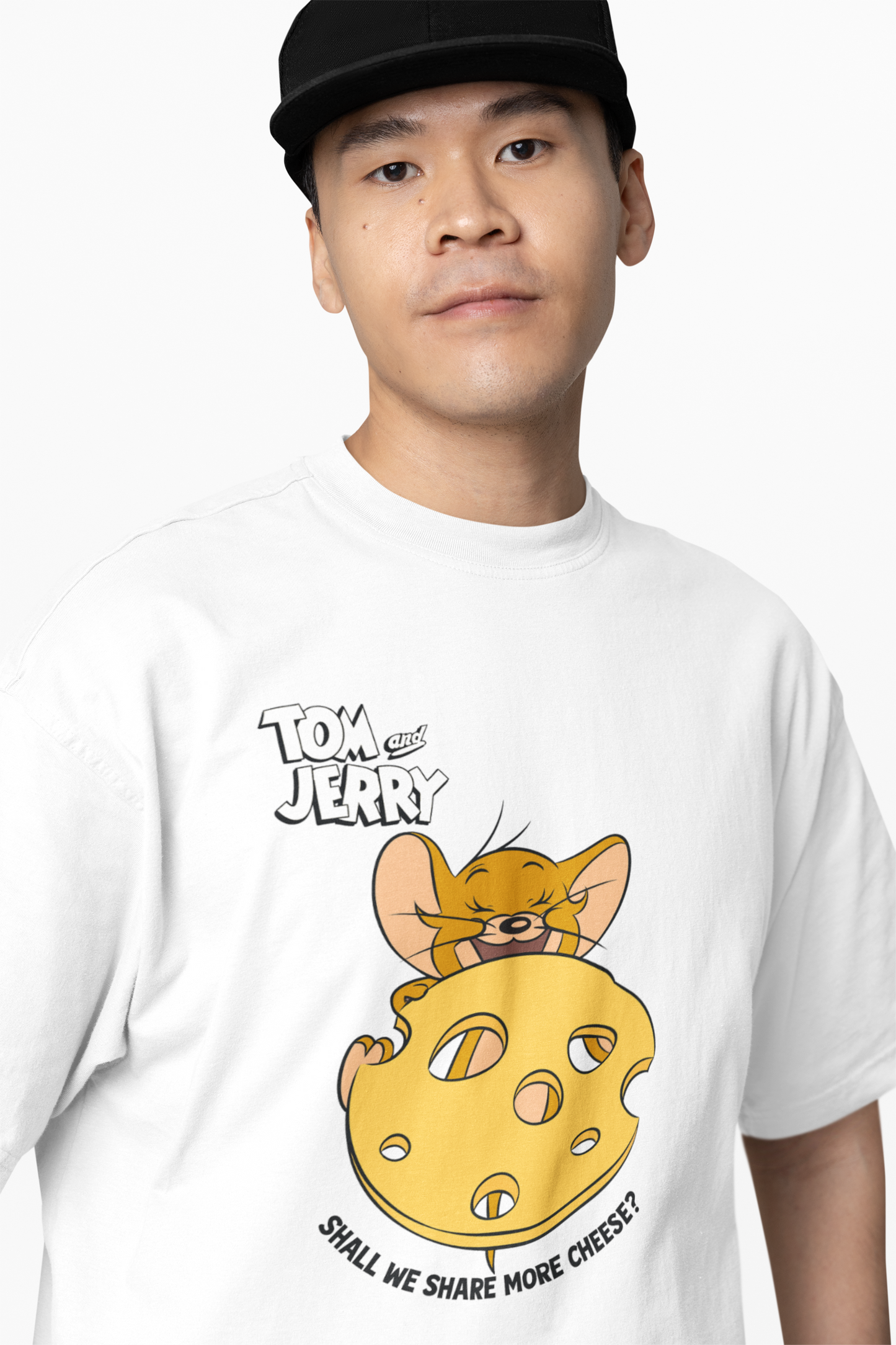 More Cheese Oversized T-Shirt – Fun & Comfy Streetwear