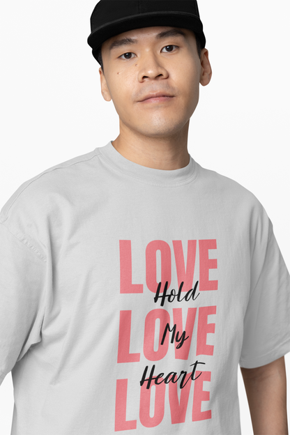 Oversized T-Shirts Love Couple Cute Partner Style Wear