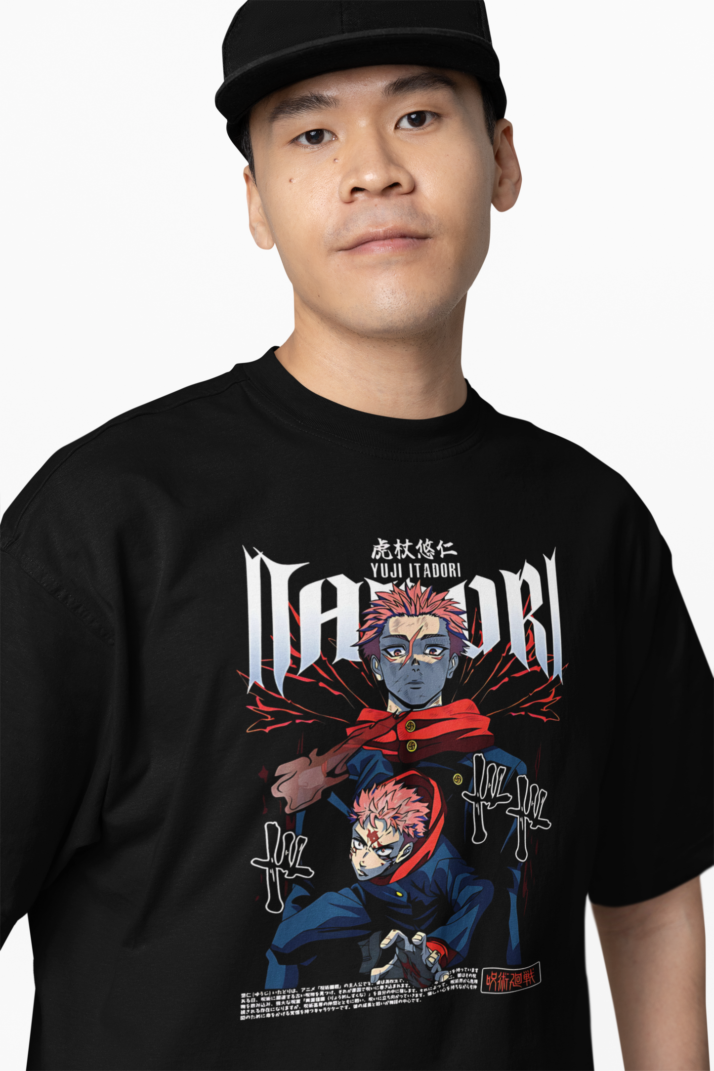 Itadori Oversized T-Shirt – Perfect Anime Streetwear Fashion
