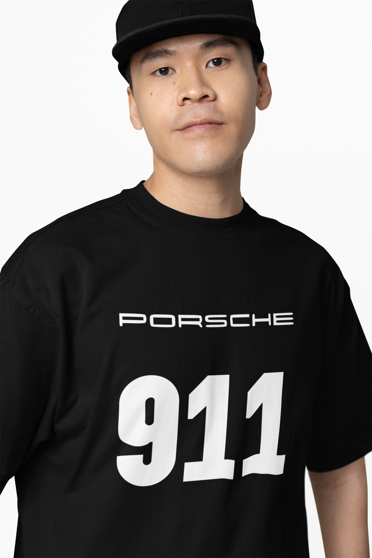 Porsche 911 Oversized T-Shirt for Racing Streetwear Style Tee