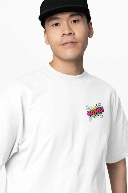 Taz Bang Oversized T-Shirt Fun Cartoon Streetwear Style Tee