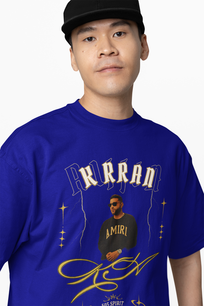 Aujla Lyric Flow Oversized T-Shirt Punjabi Rap Streetwear