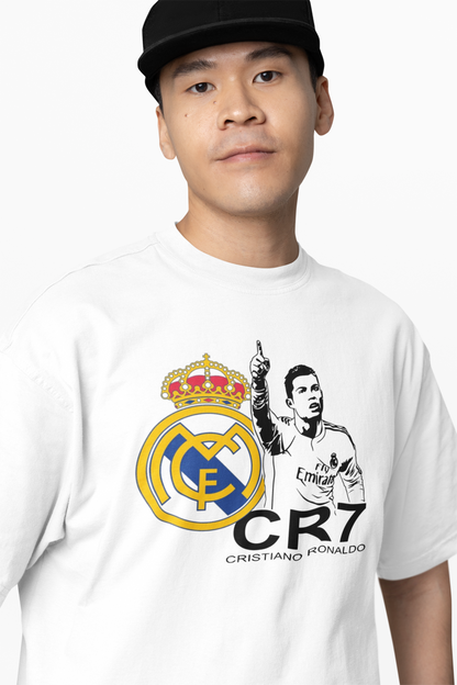 CR 07 Oversized T-Shirt Bold Graphic Streetwear Style
