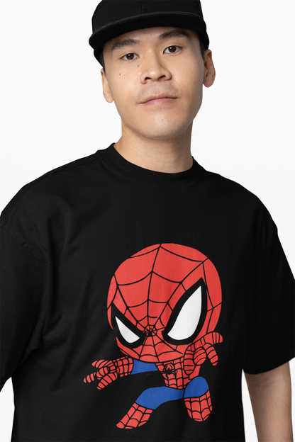 Web Crawler Oversized T-Shirt for Modern Casual Street Style