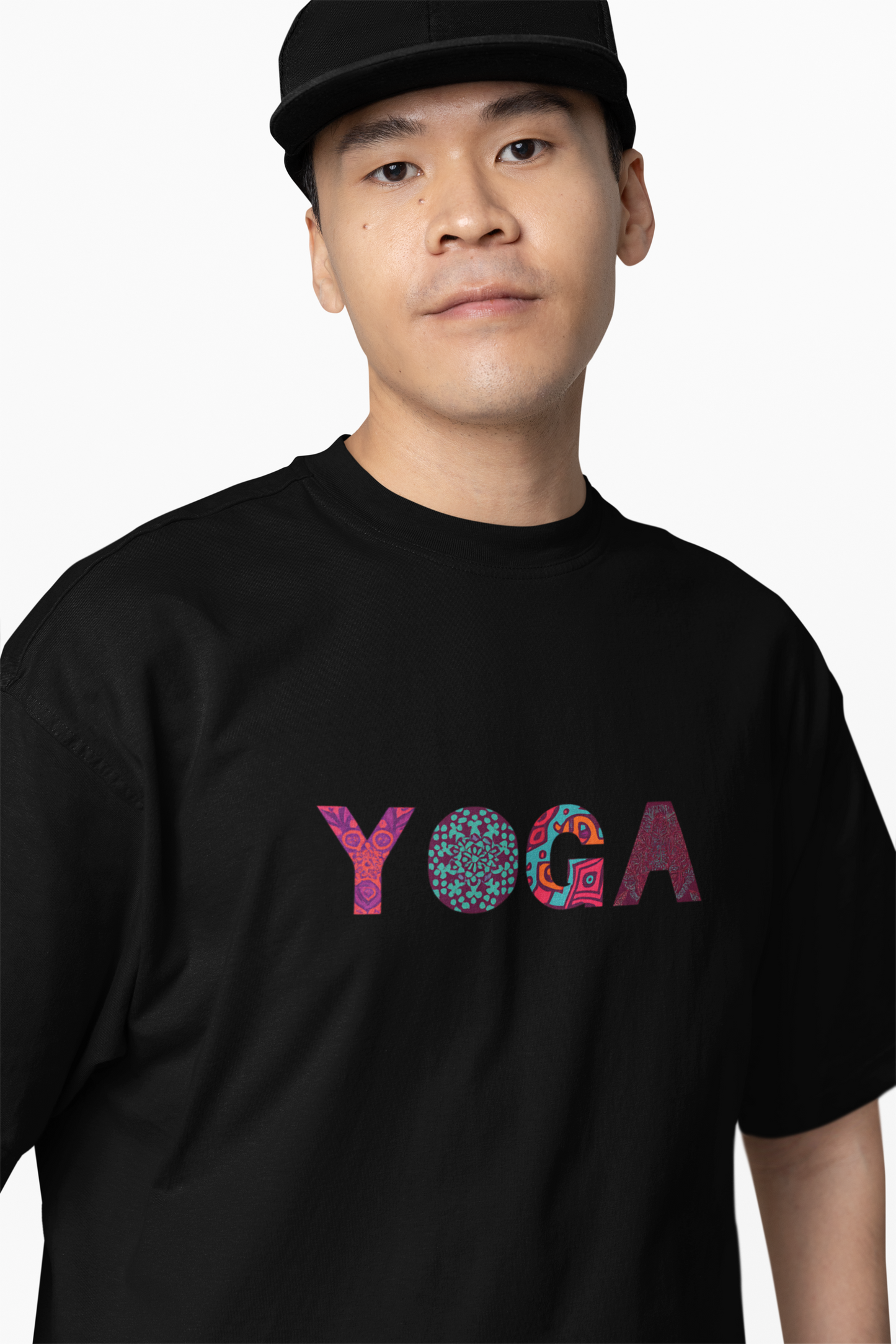 Positive Yoga Oversized T-Shirt for Relaxed Casual Style
