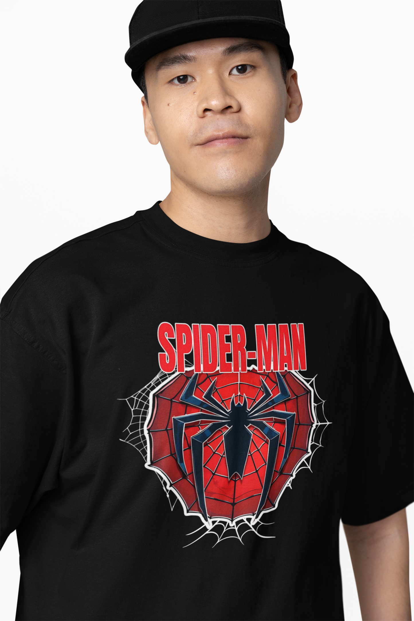Spider-Verse Power Oversized T-Shirt Bold Comic Streetwear